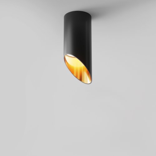 Потолочный светильник Technical Lipari C044CL-01-15GU10-B 12W черный с золотом