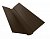Планка ендовы верхней фигурной 150x150 0.45 PE с пленкой RR 32 темно-коричневый (2м)