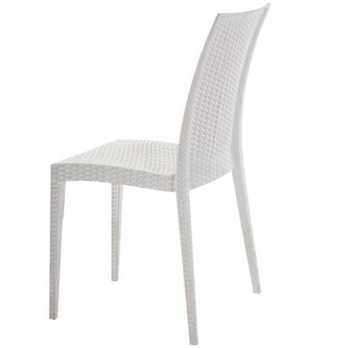 Стул без подлокотников Bica Virginia белый 9095