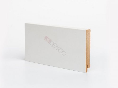 Плинтус МДФ Deartio U 106-100 белый 100х16х2050