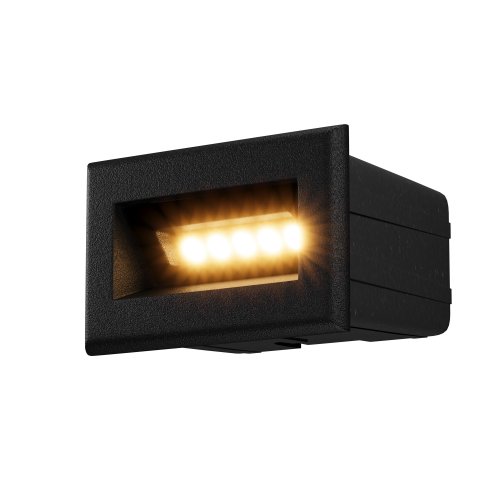Подсветка для лестниц Outdoor O045SL-L3B3K Bosca черный 3W LED 3000K 65°