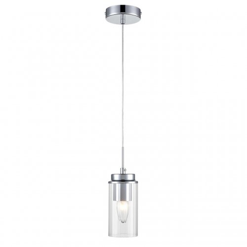 Подвес Lumion Isha цвет хром, прозрачный арт. 8102/1A  1*40W E14