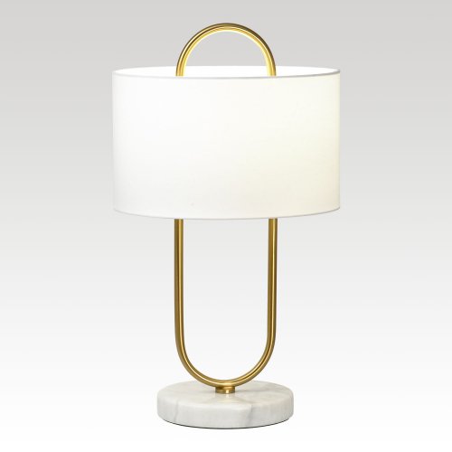 Настольная лампа Lussole Hendry LSP-0664 60W матовое золото