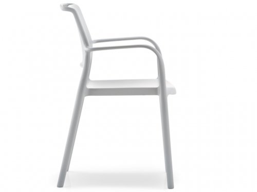 Кресло пластиковое Ara белый