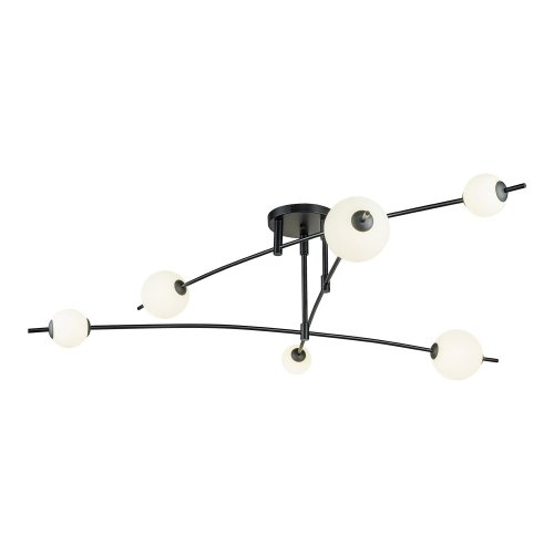 Люстра потолочная Lussole Hart LSP-7208 3x10 + 3x8W черный