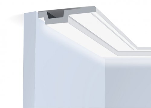 Карниз под покраску Hiwood A115V1 с подсветкой 2000x115x22