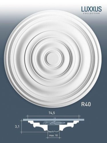 Розетка потолочная Orac decor R40