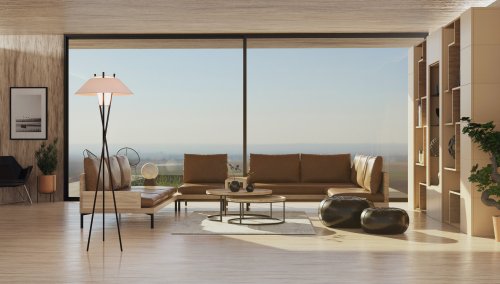 Напольный светильник (торшер) Maytoni Bastone MOD006FL-01B