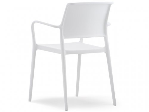 Кресло пластиковое Ara белый