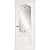 Межкомнатная дверь La Porte серия Classic модель 300.4 ясень бланко контур с заливкой Гардиан