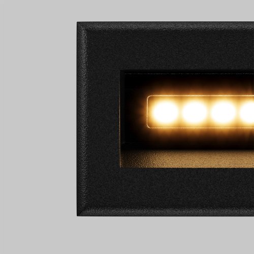 Подсветка для лестниц Outdoor O045SL-L3B3K Bosca черный 3W LED 3000K 65°