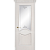 Межкомнатная дверь La Porte серия Classic модель 300.7 ясень бланко со стеклом Санта