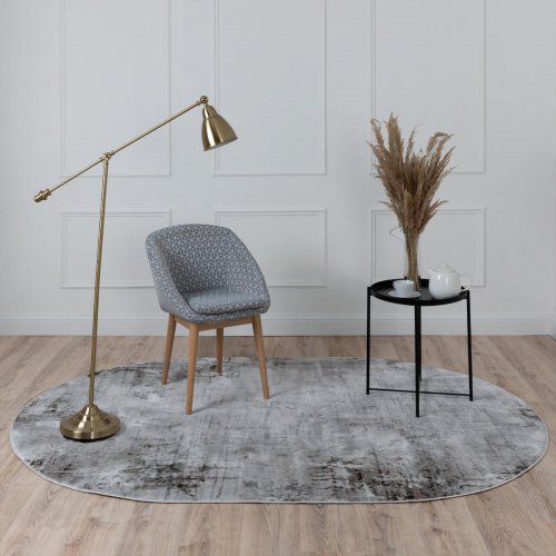 Турецкий ковер Trendy 5511A L.Grey/D.Taupe овал 2,3x1,6 м овальный