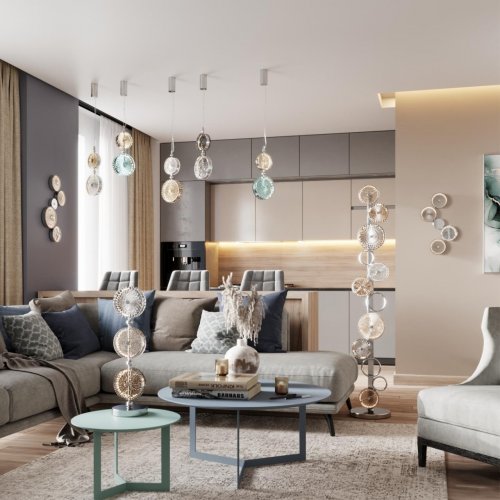 Подвесной светильник Odeon Light Exclusive Caramella 5416/13LA 13W