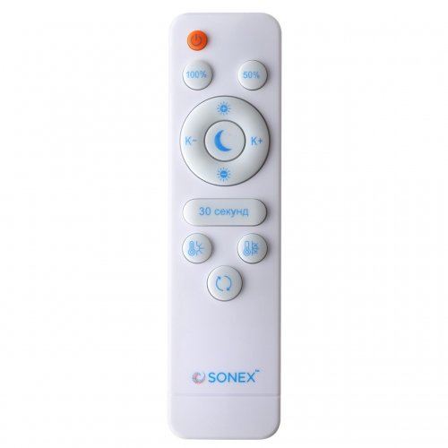 Потолочный светильник D600 Sonex Coraggio 7721/100L 100W белый/черный/дерево