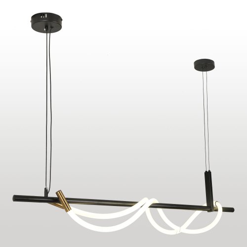 Линейно-подвесной светильник Lussole River цвет черный арт. LSP-7303 4000K 1*18W LED