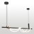 Линейно-подвесной светильник Lussole River цвет черный арт. LSP-7303 4000K 1*18W LED Линейно-подвесной светильник Lussole River цвет черный арт. LSP-7303 4000K 1*18W LED