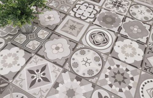 Виниловая плитка ПВХ Stone Floor SPC Майолика