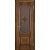 Межкомнатная дверь Porte Vista Классика Премьера каштан со стеклом ромб