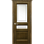 Межкомнатная дверь La Porte серия New Classic модель 200.2 дуб коньяк со стеклом квадро