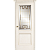 Межкомнатная дверь La Porte серия Classic модель 300.3 ясень карамель витраж с бевелсами Аллегро