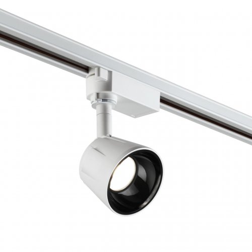 Трековый светильник однофазный светодиодный Novotech Port 358707 10W корпус белый/рефлектор черный