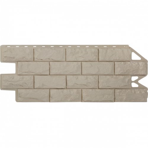 Фасадная панель Альта-Профиль Фагот Эко Кремовый 1160х445 мм