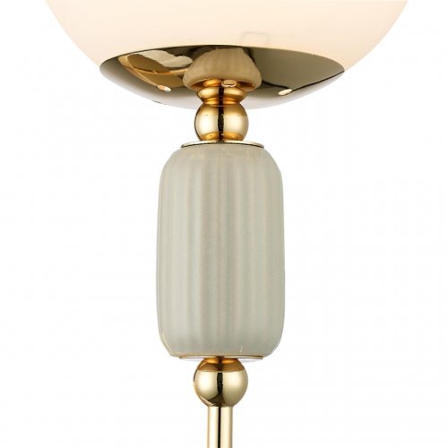Настенный светильник Lumion Vivien цвет французское золото, серый, белый арт. 6580/1W  1*40W E14