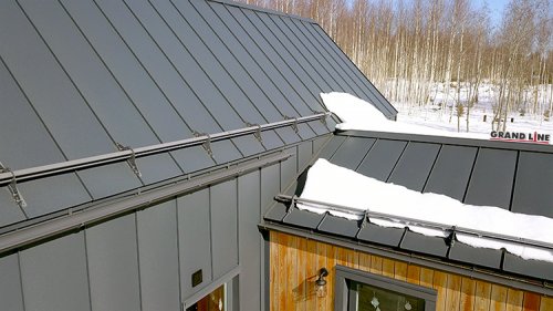 Соединитель трубы Grand Line 90 мм RAL 7024 мокрый асфальт