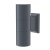 Настенный светильник (бра) Outdoor Bowery O574WL-02GR 50W серый