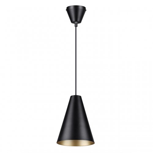 Подвес Lumion Brooks 5226/1 40W черный, матовое золото