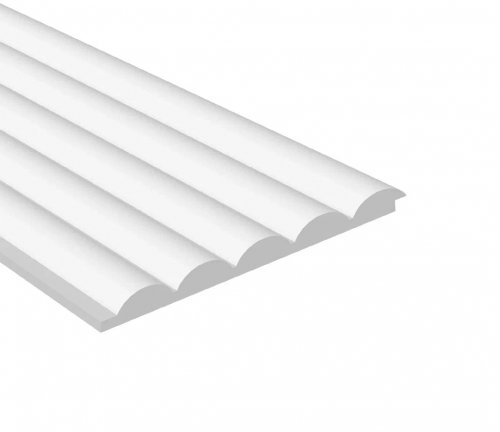 Стеновая панель дюрополимерная под покраску Hiwood LV135 NP 2700x120x12