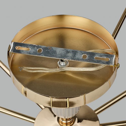 Люстра потолочная Lumion Vivien цвет французское золото, серый, белый арт. 6580/7C  7*40W E14