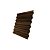 Профнастил Grandline С21R Print-Double Antique Wood коричневый