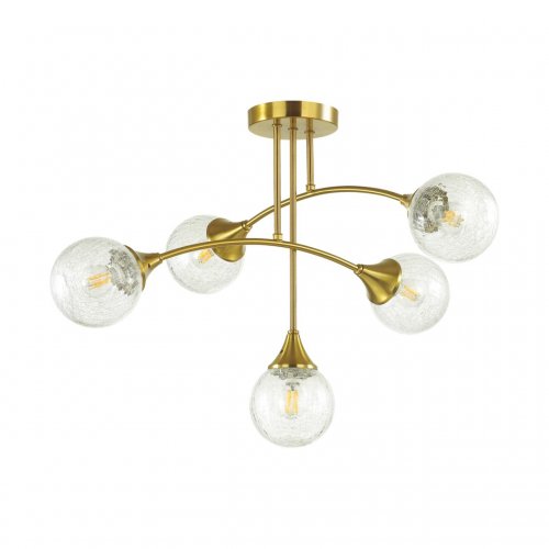 Люстра потолочная Lumion Yoko 4558/5C 5*40W латунь