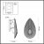 Бра Odeon Light Cabochon 5050/1W Е14 1*40W