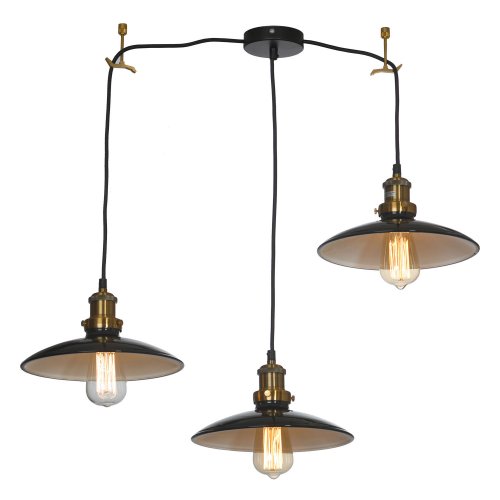 Подвесной светильник Lussole Glen Cove LSP-9604-3 60W черный