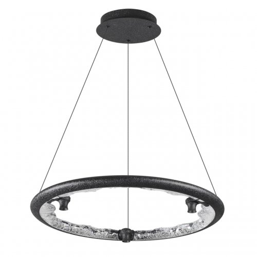 Подвесной светильник Odeon Light Hightech 7001/44L черный, включение с ПДУ