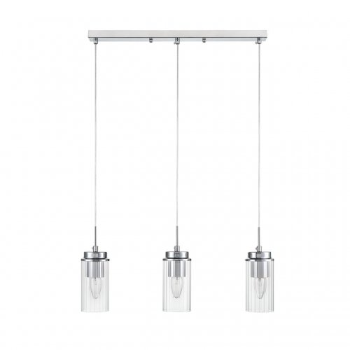 Подвес Lumion Isha цвет хром, прозрачный арт. 8102/3A  3*40W E14