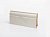Плинтус МДФ Deartio U 104-80 RAL 9010 кремовый 80х16х2050