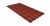 Металлочерепица Grandline Кредо 0.5 Satin Мatt RAL 8004 терракота Металлочерепица Grandline Кредо 0.5 Satin Мatt RAL 8004 терракота