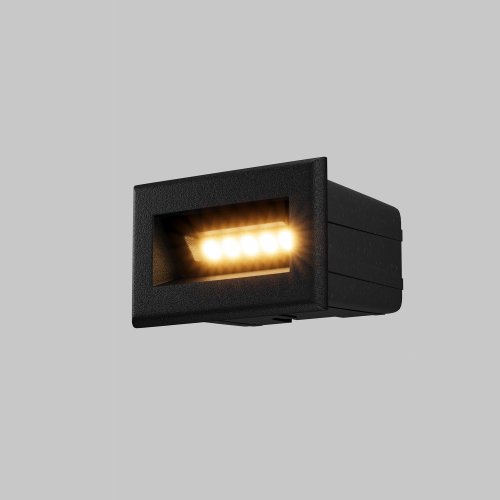 Подсветка для лестниц Outdoor O045SL-L3B3K Bosca черный 3W LED 3000K 65°