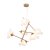 Подвесной светильник Freya Flaty FR5374PL-06BS 40W латунь Подвесной светильник Freya Flaty FR5374PL-06BS 40W латунь