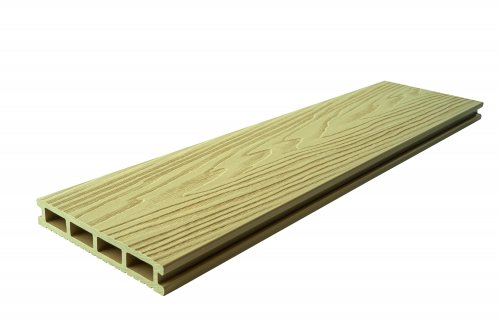 Террасная доска T-DECKS Premium 3D Optima Classic+Solo, без обработки, 3000х150х25мм, цвет кедр
