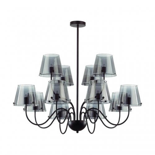 Люстра потолочная Lumion Smoky цвет черный, дымчатый арт. 6570/12C  12*20W G9