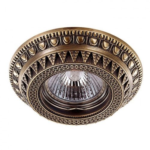 Декоративный встраиваемый светильник Novotech Vintage 370006 GX5.3/GU5.3 50 Вт