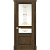 Межкомнатная дверь La Porte серия New Classic модель 200.2 дуб миндаль витраж с бевелсами Танго