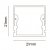 Алюминиевый профиль Led Strip ALM007S-2M