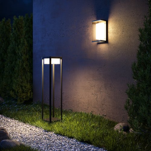 Настенный светильник (бра) Outdoor O021WL-L10B3K Baker Street черный 10W LED 3000K 148°