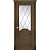 Межкомнатная дверь La Porte серия Classic модель 300.7 дуб миндаль со стеклом Ромб